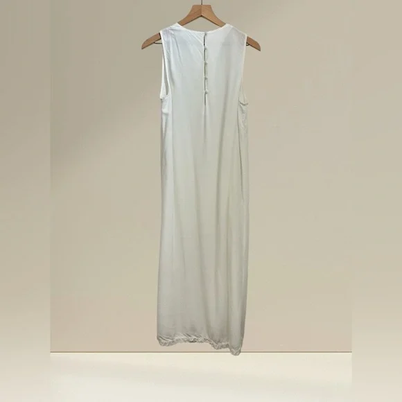 Anthropologie Women’s Sunday in Brooklyn White Sleeveless Tunic Blouse Size M - Picture 8 of 12